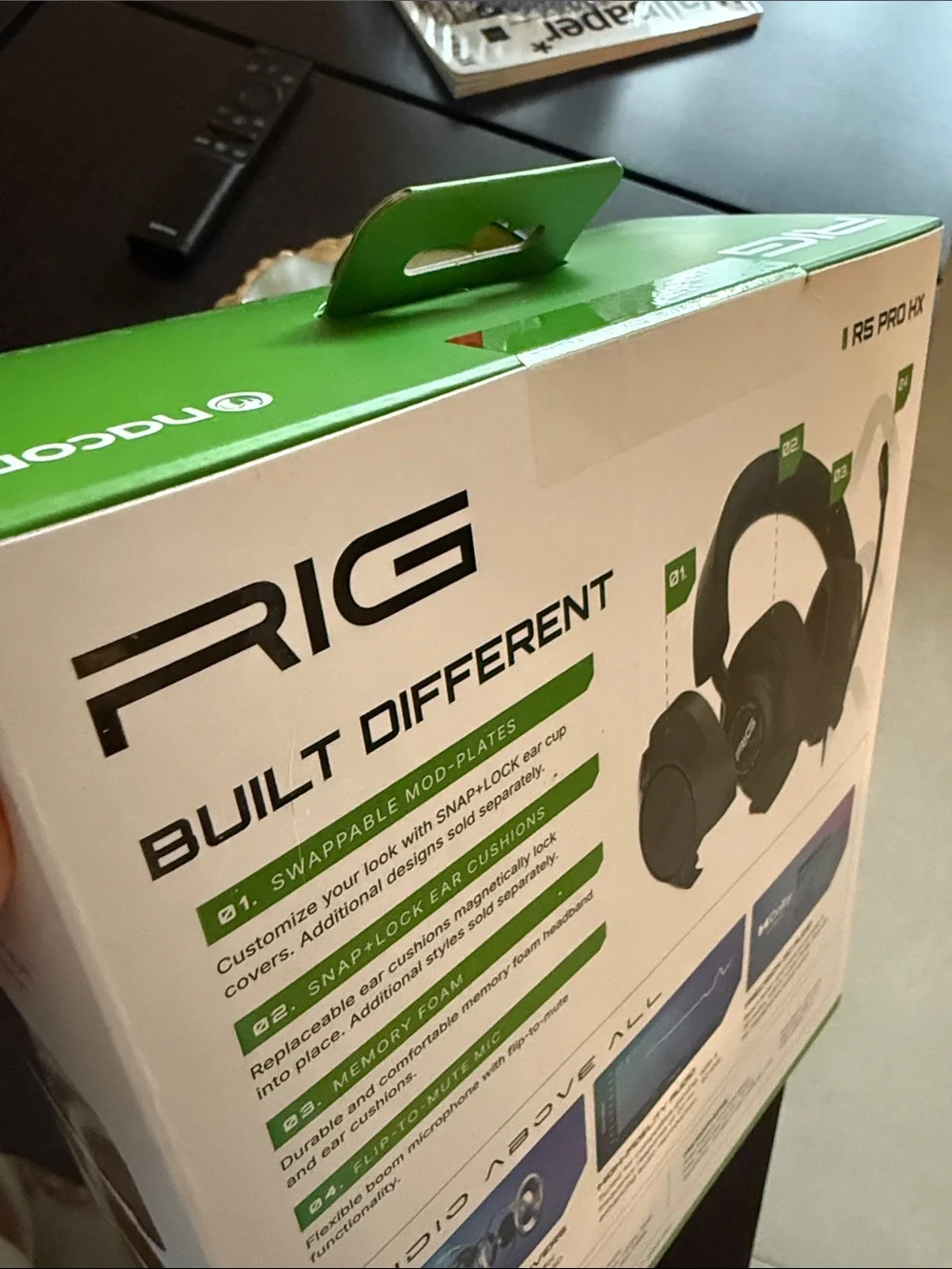RIG R5 Pro HX Black Wired Gaming Headset for Xbox Nacon Spear Dolby atmos